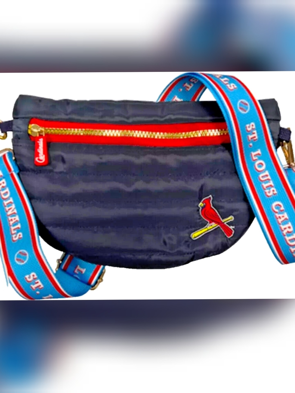 St. Louis Cardinals Bird Navy Crossbody Belt Bag
